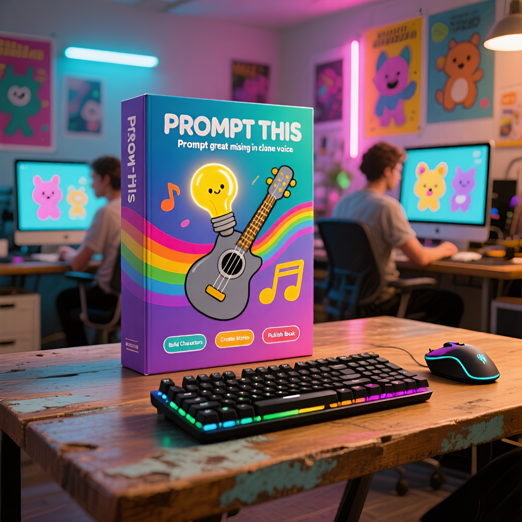 Prompt this music studio